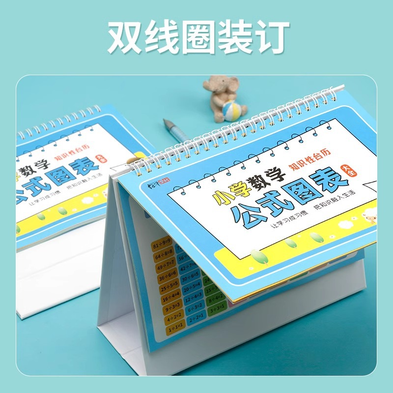小学数学语文成语公式图表大全卡