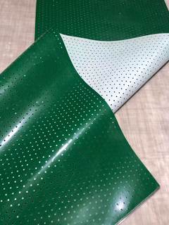 pvc输送带传送带绿色打孔透气漏水工业皮带 轻型流水线环形传动带