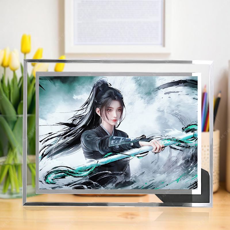 剑来宁姚动漫摆卧室摆件玻璃相框