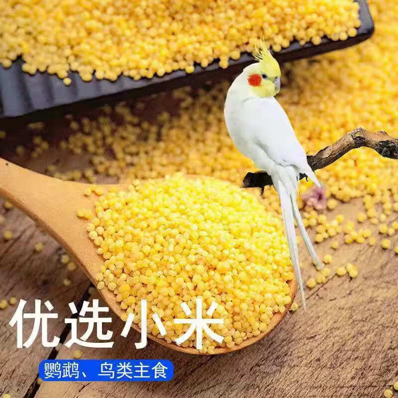 鸟食不带壳黄小米黄雀鸟粮包邮