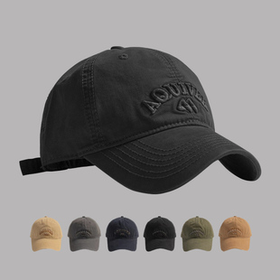 棒球帽女鸭舌帽子男款2025秋冬新款大头围大脸加宽遮阳刺绣太阳帽