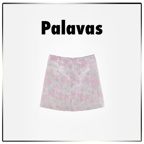 Palavas夏季粉色气质款半裙lulu