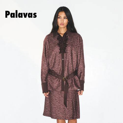 palavas佩斯利之夜长款衬衣