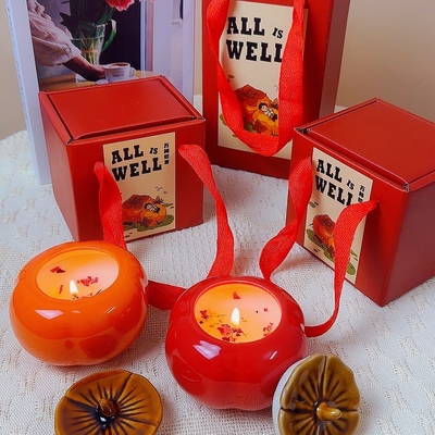 柿柿如意伴手礼礼物香薰柿子香薰