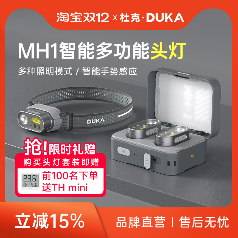 杜克五金MH1多功能头灯防水