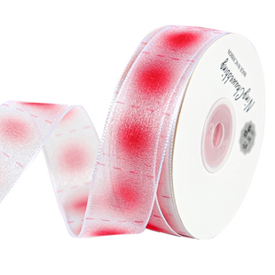 渐变雪纱带蛋糕烘焙礼品包装纱带丝带织带绸带缎带diy手工蝴蝶结