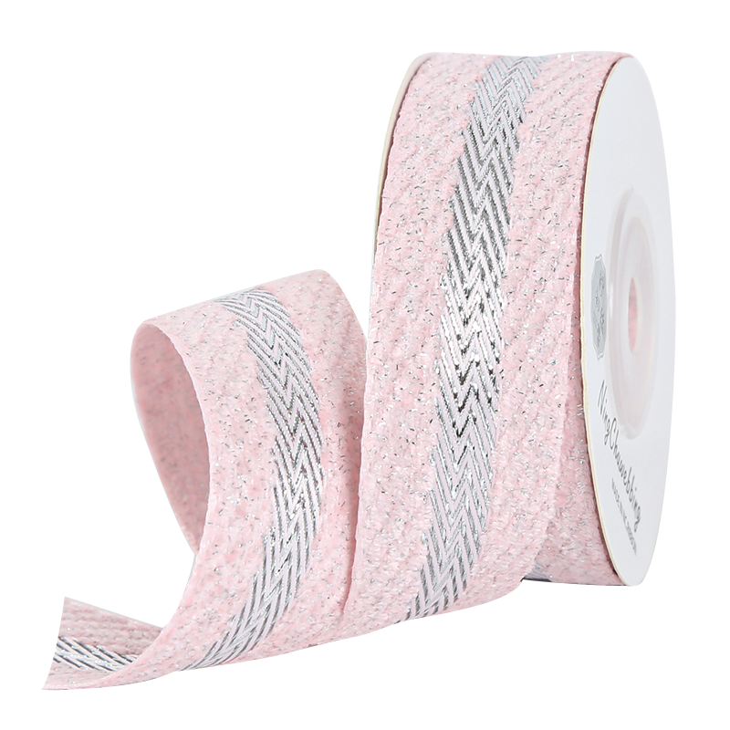 秋冬银丝绒带装饰其他发饰包diy丝绸带包装花束服装辅料饰品配件