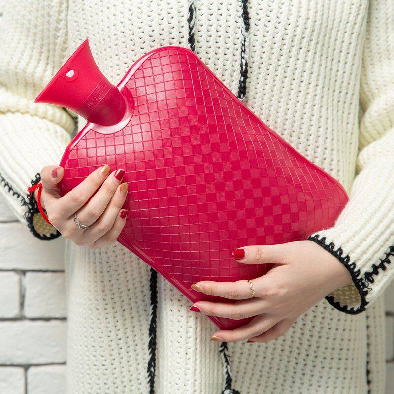 加大号3000ml防爆加厚pvc注水热水袋冲水暖手宝特大容量大暖水袋h