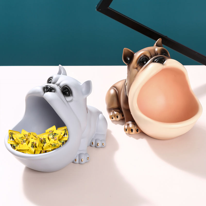 斗牛犬狗装饰摆件家居装饰玄关茶几摆设客厅摆设店铺送礼乔迁新h