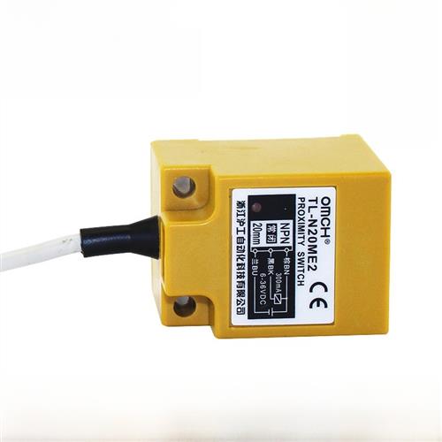 沪工方形接近开关Tl-N20Me1/E2直流Npn三线常开常闭N15Me1传感器