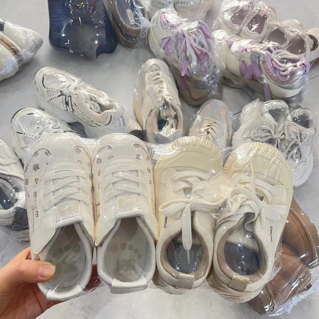 鞋子收纳打包PVC热缩膜热缩袋封鞋膜化妆品盒塑封膜便捷防尘鞋袋