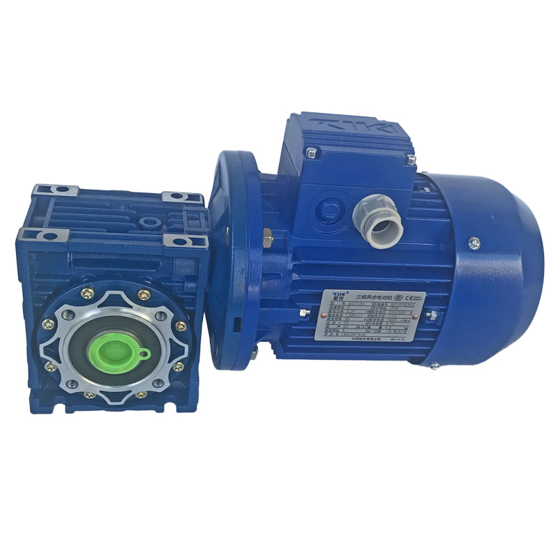 ZIK紫光三相异步电动机Y2-63M1-4-0.12KW配蜗轮蜗杆减速机NMRW040