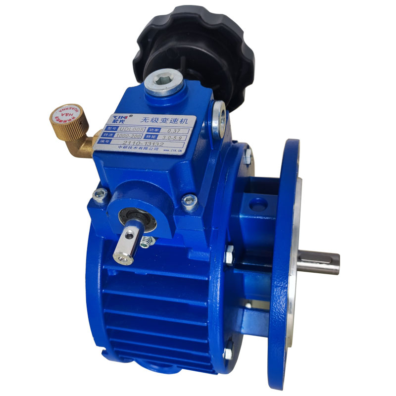 现货紫光UDL010-B5-0.75KW无级变速机铝壳立式法兰圆盘手调减速机