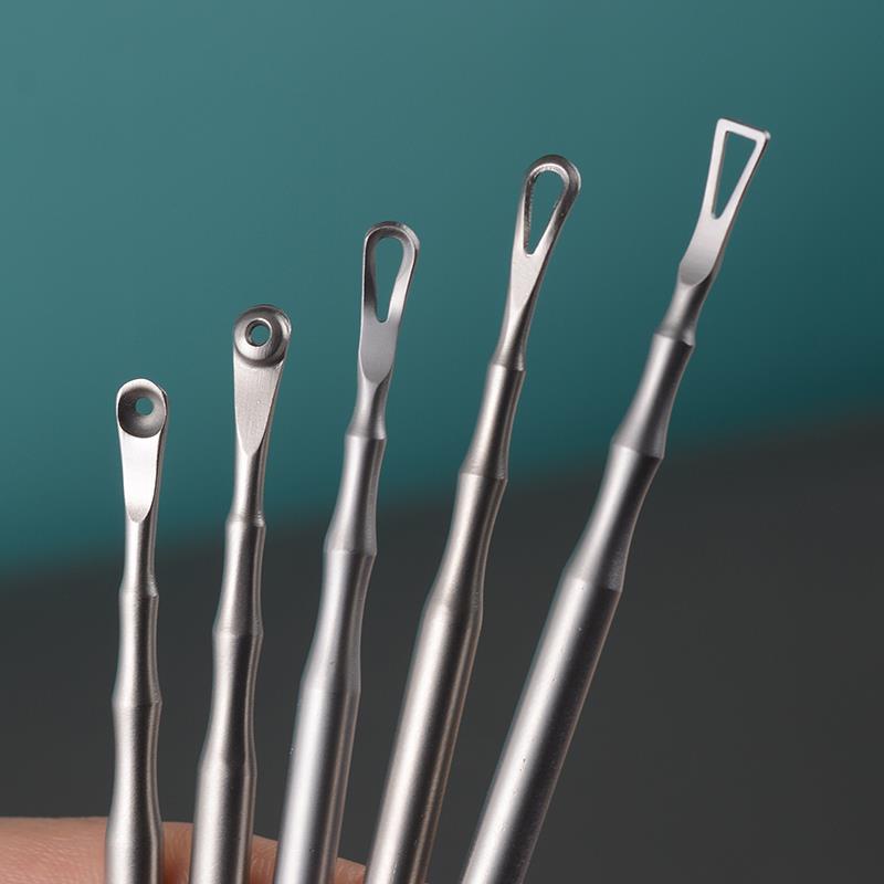粉刺针不锈钢挑痘痘挤清痘针工具神器双头黑头针暗疮针美容院专用