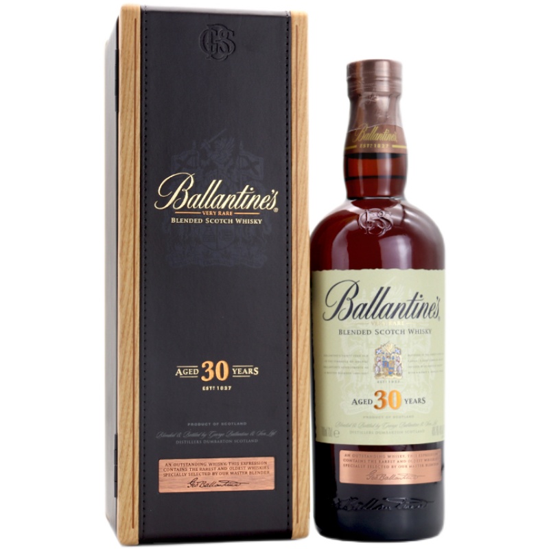 百龄坛30年苏格兰威士忌700ml英国进口洋酒正品行货礼盒