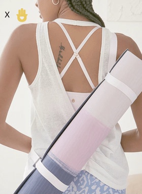 Manduka X SG 联名Go Move便携式尼龙瑜伽垫捆绑带背带束绳收纳带