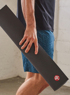 Manduka青蛙瑜伽垫PRO6mm传奇系列黑垫加厚防滑耐磨家用健身垫女