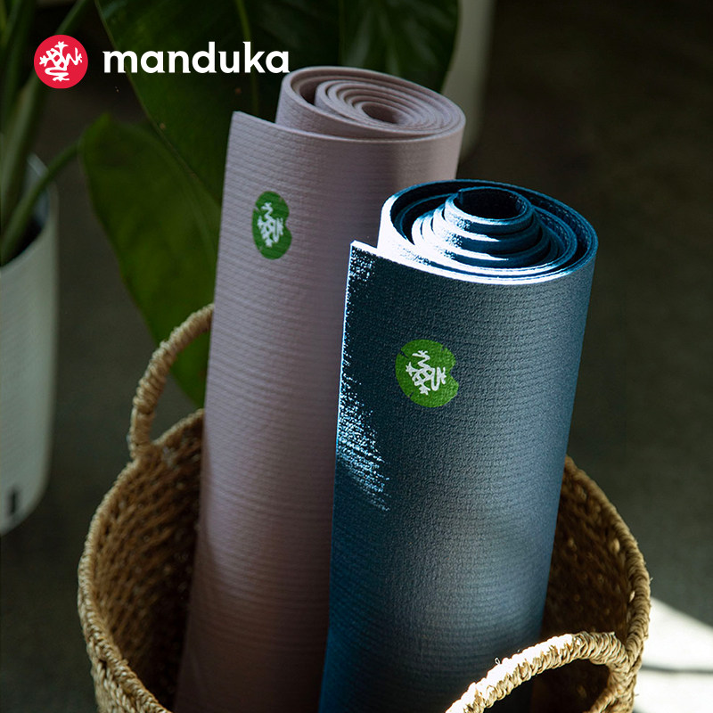 Manduka青蛙环保款瑜伽垫PRO传奇系列黑垫加厚加长防滑耐磨健身垫