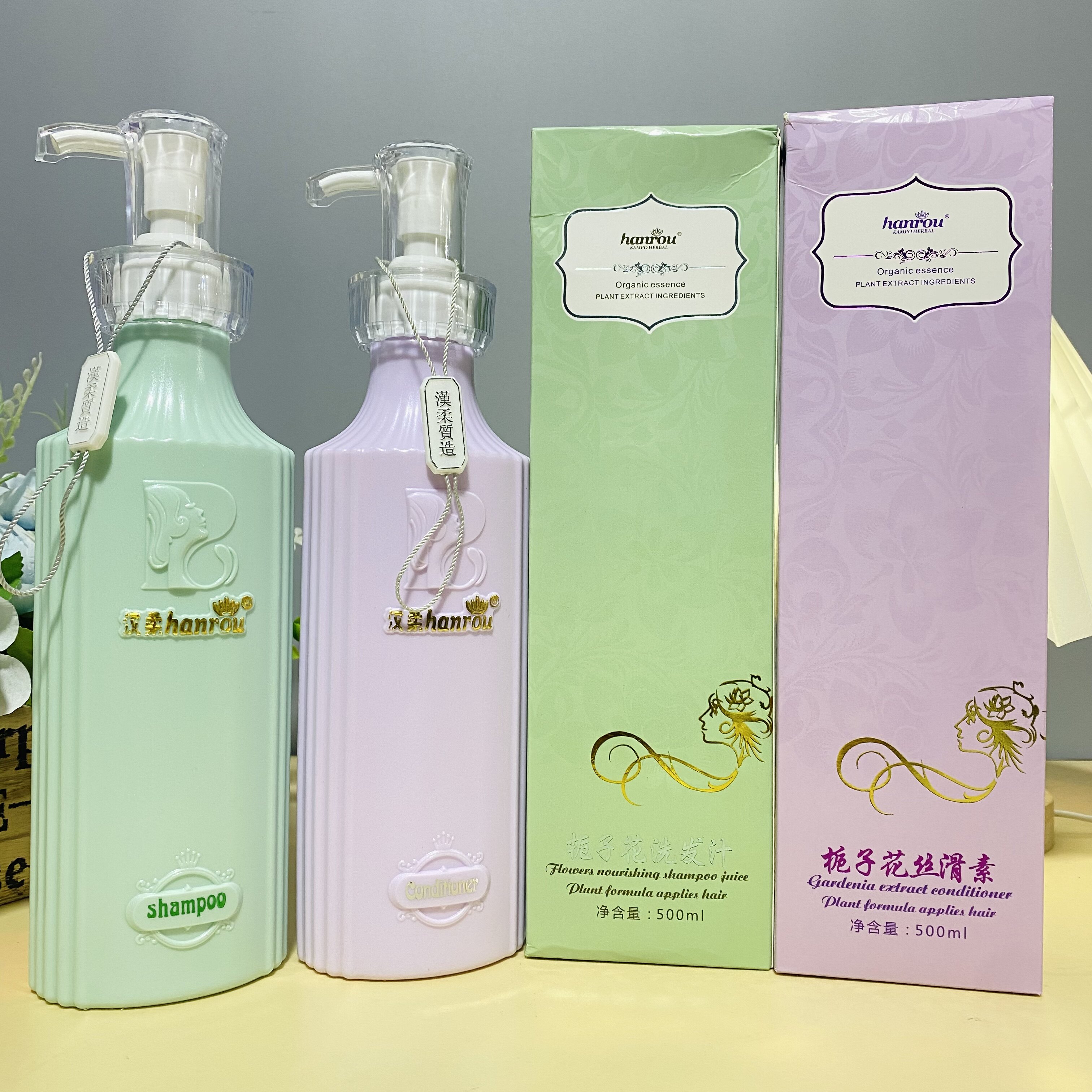 汉柔丝滑素栀子花丝滑素汉柔栀