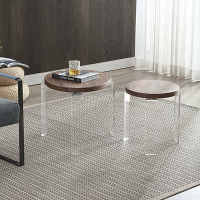 设计师款悬浮边几艺术定制家具