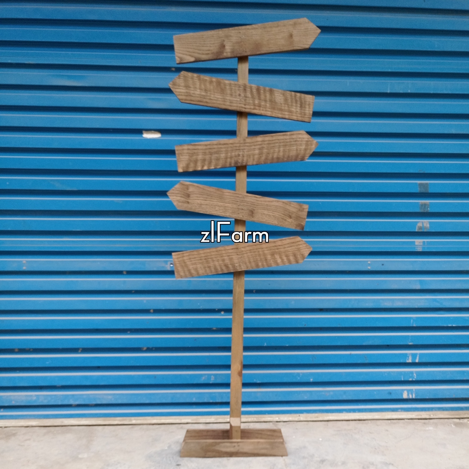 幼儿园森系婚庆木质导向牌导视牌路标指路牌指示牌装饰路牌定制