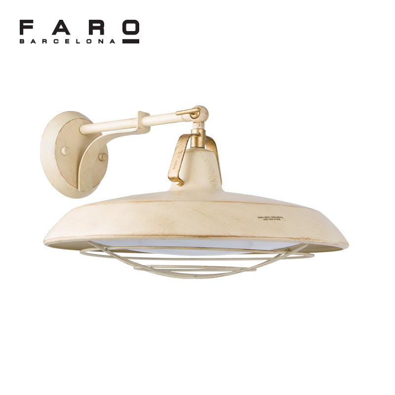 西维亚复古壁灯怀旧工业风户外大门口简约灯 室外走廊创意LED墙灯