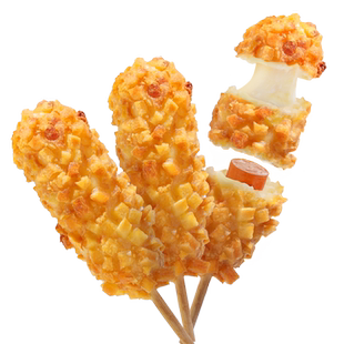 下厨房土豆芝士热狗棒爆浆拉丝芝士棒早餐空气炸锅半成品食材