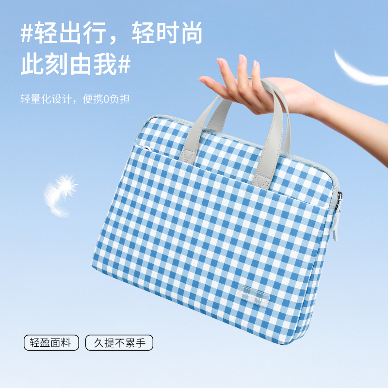 笔记本电脑单肩背包手提斜挎袋