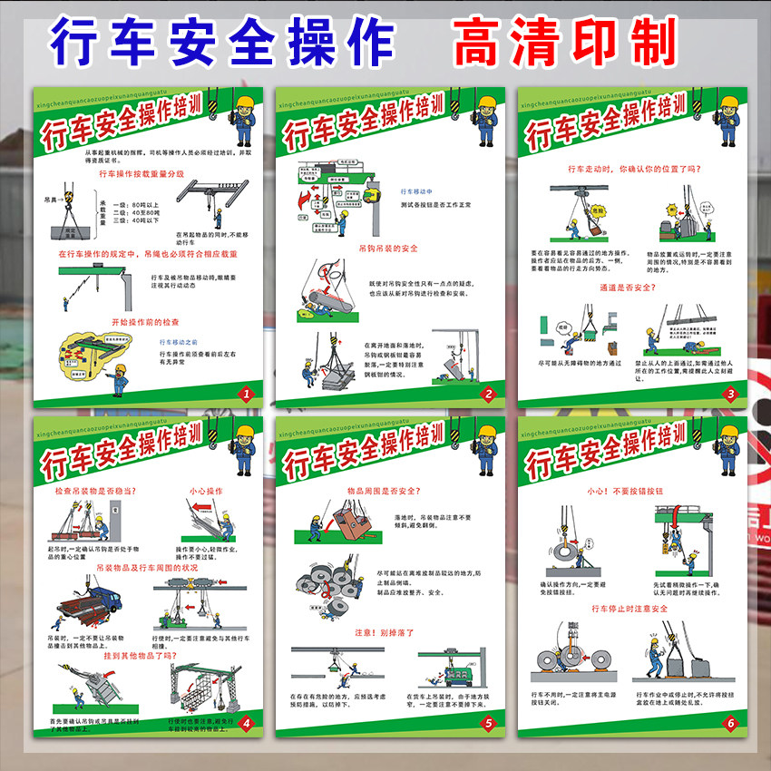 行车安全操作规程海报规范标识