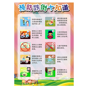 预防压疮跌倒坠床十知道海报医院病房温馨提示挂图墙贴静脉血栓留置针起床三部曲健康生活方式吸烟的危害