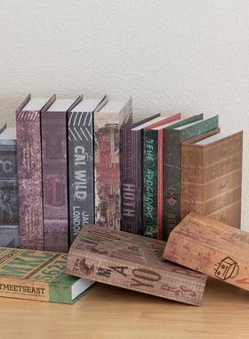 婚礼氛围烘托假书仿真书装饰品道具摆设模型创意酒吧咖啡店小摆件