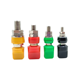 JXZ-4型M6M8M10纯铜接线柱10mm接地端子50A100A大电流4mm香蕉插座