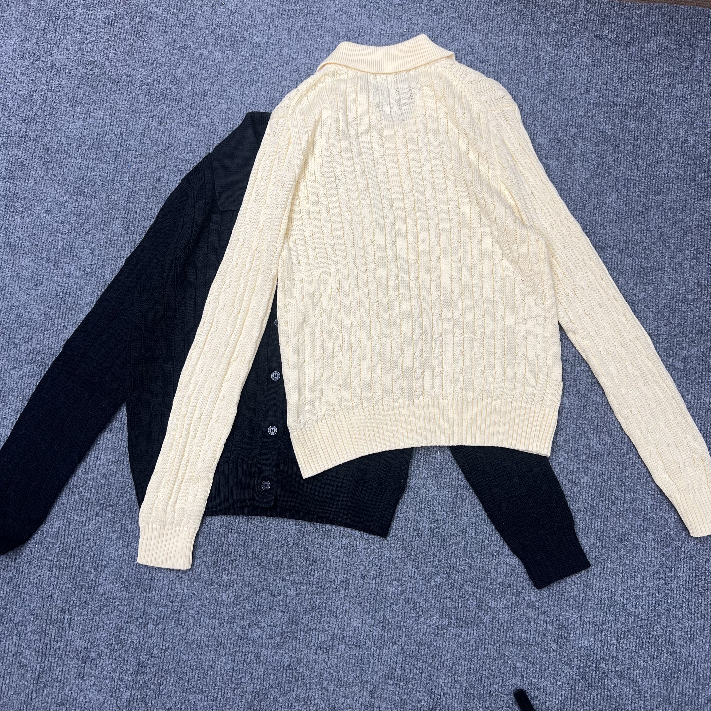 女款小马！女式翻领针织开衫毛衣【直播专用】麻花毛衣