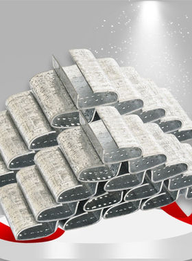 PET塑钢打包扣铁皮扣手动1608/1910塑钢塑料打包带机纤维扣子16mm