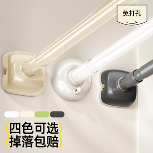 比人晾衣杆伸缩免打孔一根阳台晾衣神器晾衣架衣柜挂衣杆子窗帘杆