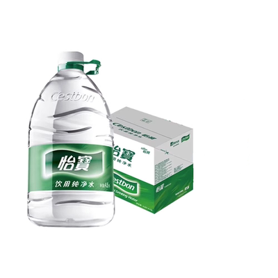 怡宝饮用水饮用纯净水4.5L*4瓶非矿泉水家庭装