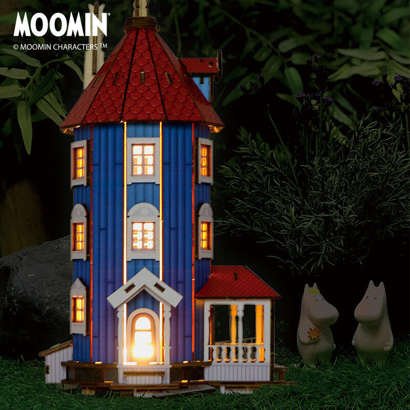 芬兰moomin姆明房子diy手工制作拼装模型木制艺术屋创意生日礼物