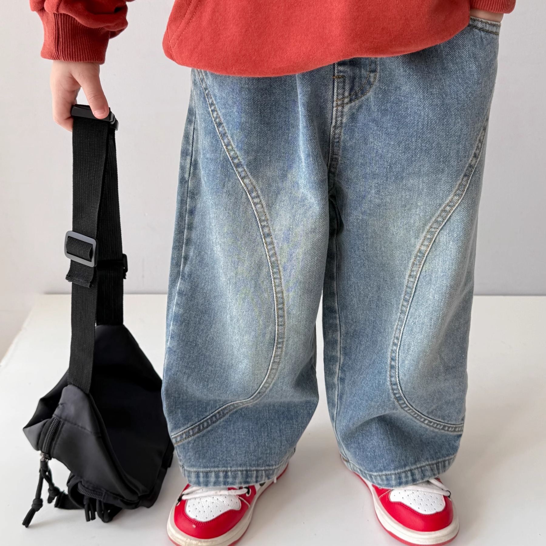 儿童休闲裤子2025春秋新款