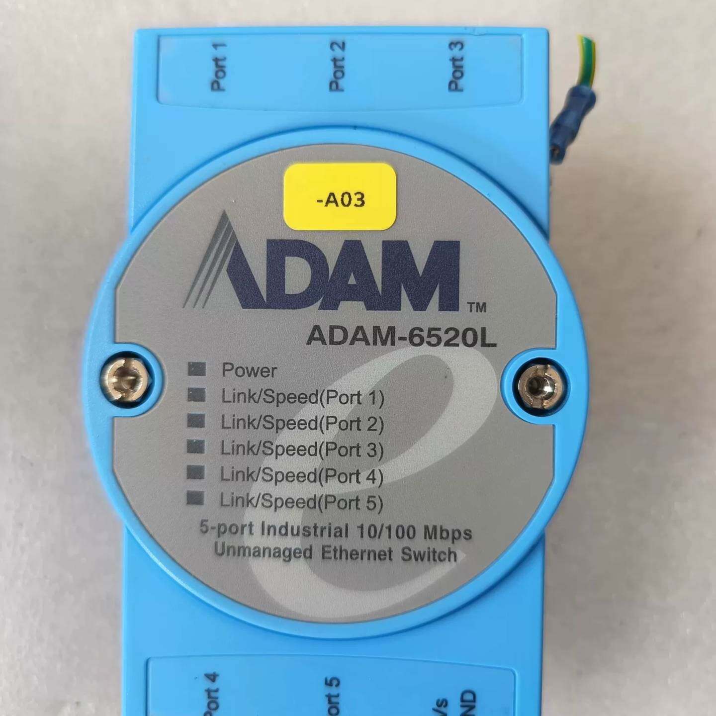 可维修交换机ADAM-6520L 成色如图实拍，壳子无破损，包