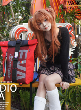 FIREFIRST EVA联名双肩包休闲出差旅行包大容量户外折叠防水背包