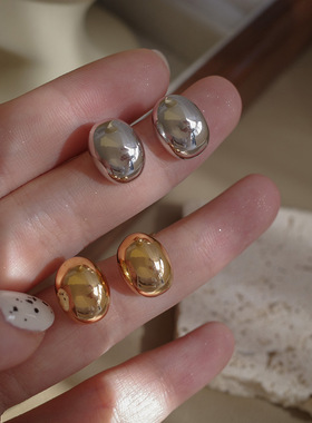 法国Coss KoKo高级感法式金豆耳钉简约小巧设计感耳环耳饰女冷淡