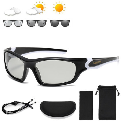 禧玛诺/SHIMANO变色偏光日夜两用高清钓鱼眼镜路亚矶钓台钓太阳镜