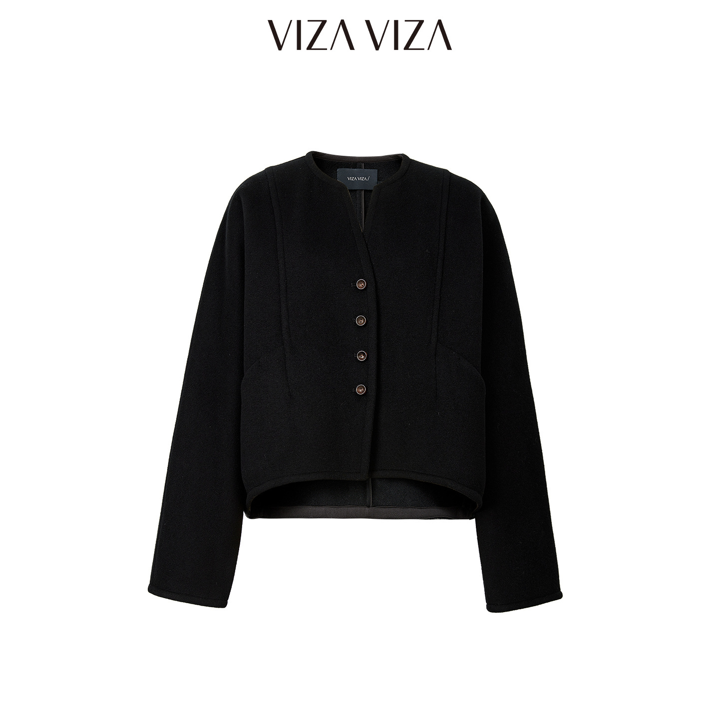 VIZAVIZA商务通勤毛呢外套