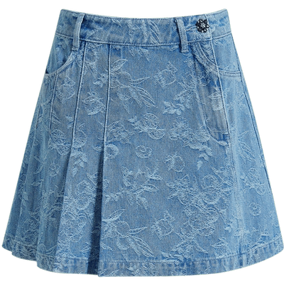 VIZA VIZA 2024年夏季新款百搭通勤短款牛仔半身裙女