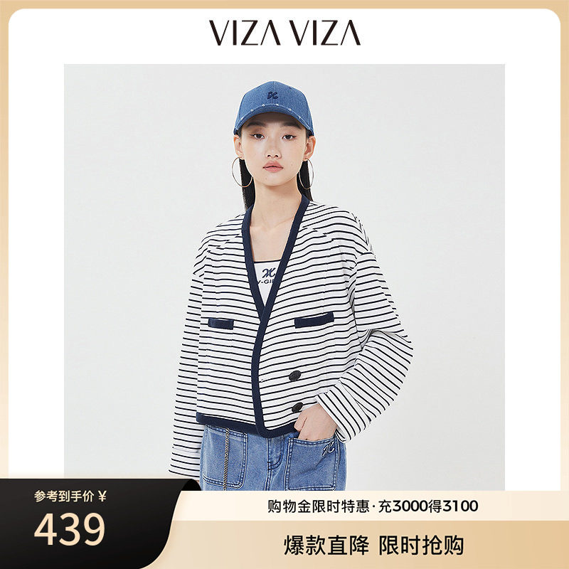 VIZAVIZA商务通勤短外套图片