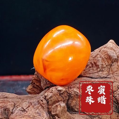 天然老蜜蜡琥珀diy手串顶珠