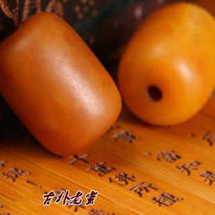 天然老蜜蜡桶珠顶珠腰珠金刚星月手串手链菩提配珠