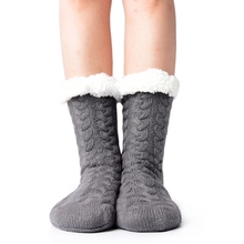 加绒加厚 保暖冬天月子地毯超厚特厚居家袜子 暖脚神器地板袜女冬季