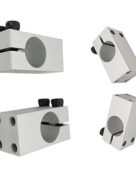 支柱光轴固定夹导向轴支座平行光轴固定座支撑座M KQM12 16 20 25