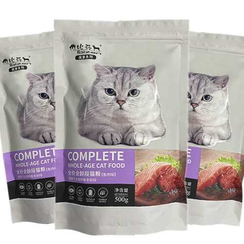 买四赠一依比莎海洋鱼味通用流浪猫